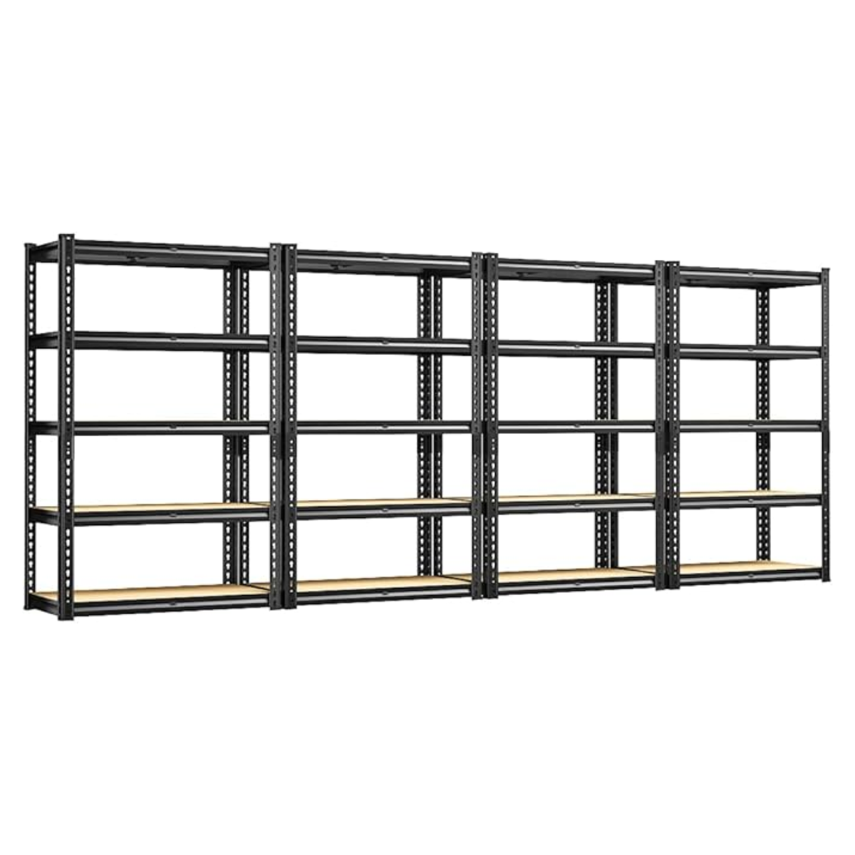 Justerbar metallhylle med 5 nivåer og 915 kg kapasitet – FlexiRack™