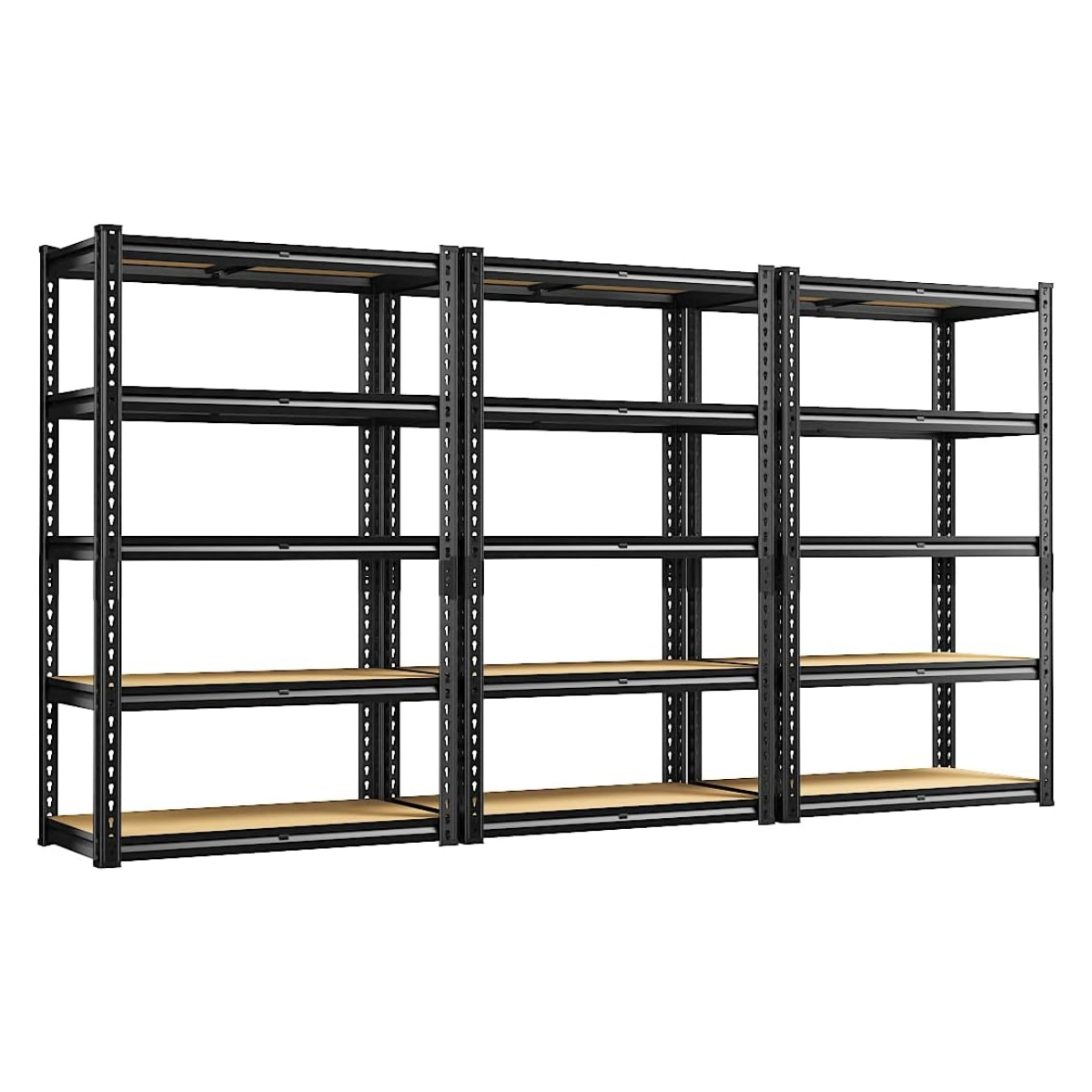 Justerbar metallhylle med 5 nivåer og 915 kg kapasitet – FlexiRack™